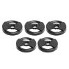 45 RPM Record Adapters 5 Pack | Plastic Turntable Adapter for Gramophone/Phonograph | Lightweight & Glossy Finish | 1.5 Inch Center Hole view 3