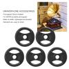 45 RPM Record Adapters 5 Pack | Plastic Turntable Adapter for Gramophone/Phonograph | Lightweight & Glossy Finish | 1.5 Inch Center Hole view 4