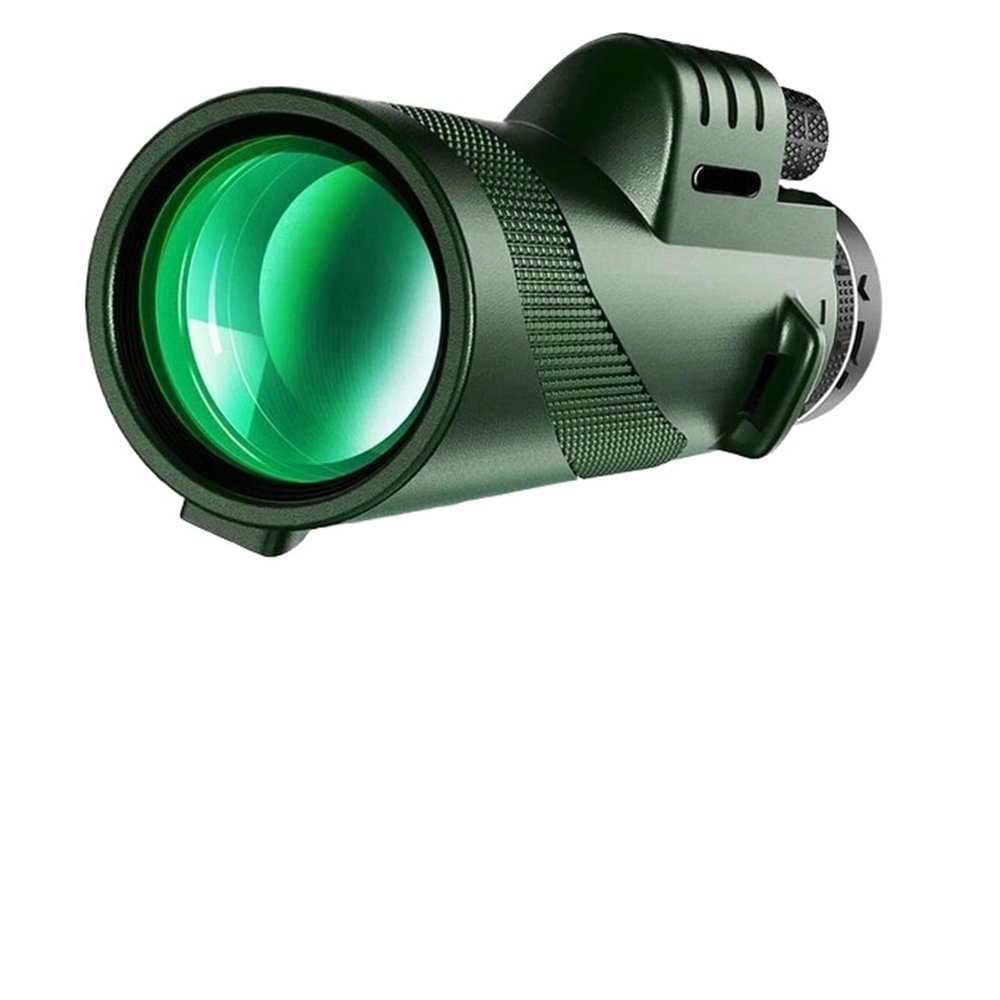 80x100 HD Zoom Monocular Telescope Portable Binoculars Long Range,Compatible for Hunting Camping with Tripod Phone Clip(DDLS-80x100)