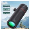 2000x25 HD Monocular Telescope Mini Portable Mobile Phone with Holder Compatible for Camping Hunting Birdwatching Telescopes view 2