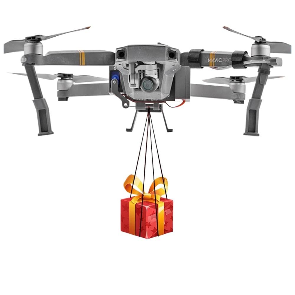 Airdrop Thrower System Compatible With PRO Platinum Drone Fishing Bait Wedding Ring Gift Deliver Long-range Throwing Device