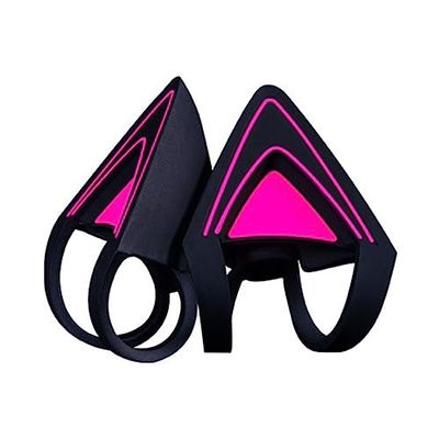 1Pair Kitty Cat Ears Pink Green Purple for Kraken V2 Headphones Headsets
