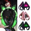 1Pair Kitty Cat Ears Pink Green Purple for Kraken V2 Headphones Headsets view 4