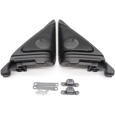 Car Front Door Trumpet Tweeter Speaker Cover 2pcs Car Door Panel Audio Horn Speaker Tweeter Triangle Cover Case Loudspeaker Trim/Fit for Honda Accord 10th 2018 2019 2020 2021