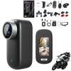 4k HD Mini Thumb Action Camera, Ultra Wide Angle Waterproof Wearable, Small Pro Capture Camera, with Night Vision, Audio & Video Recording, Used for Recording Skiing, Cycling and Hiking (Black 128G) view 1