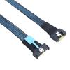 Anti-Slash Insertion PCIe MCIO 5.0 8I to Slimline SAS 4.0 SFF-8654 8i 74P PCI-E Adapter Cable view 4
