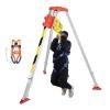 Confined Space Tripod, Industrial Tripod Kits, with Self-locking Winch, 98' Cable, 53-84" Working Height, Seat Belt, for Traditional Confined Spaces(544kg/1200lbs) view 1