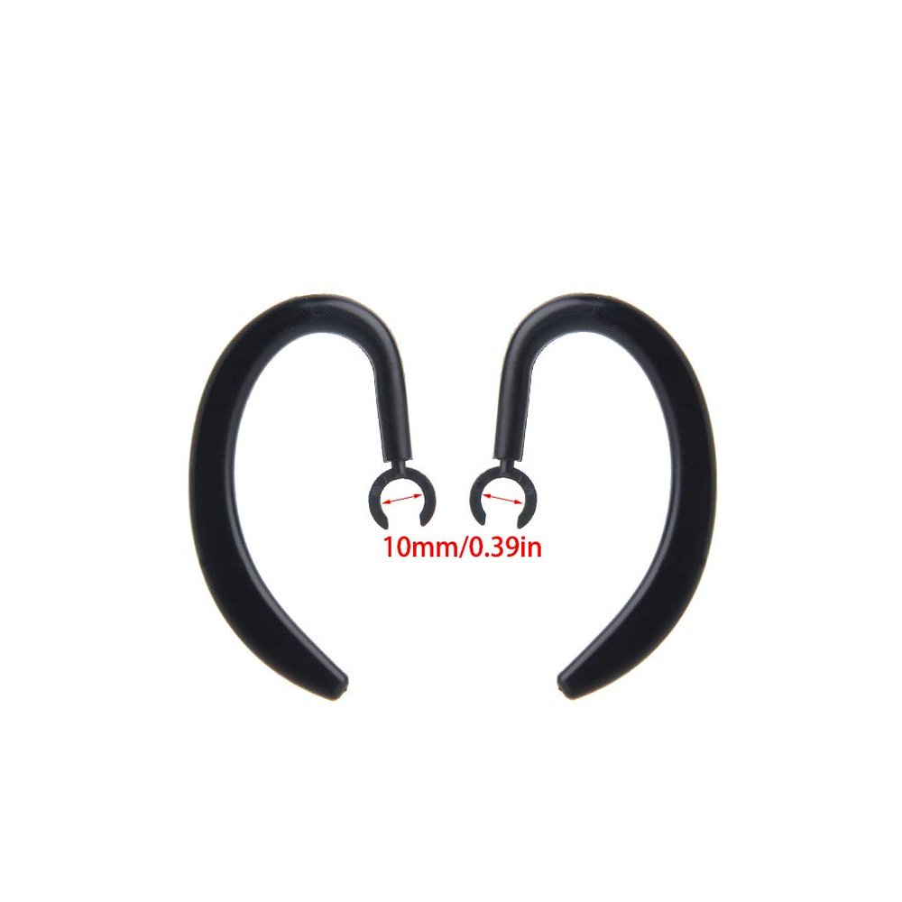 Earhooks Ear Hook Hook Clamp Holder Silicone Protect Anti-Lost Earphone Retractable Clip Accessories 2pcs