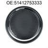ABS Front Door Speaker Cover Grille Compatible for Mini Cooper R55 R56 R57 R58 R59 2007-2015, Black and Glossy Chrome Finish, OEM 51412753333 51412756567, Replacement Interior Audio Trim view 3