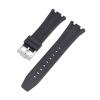 26mm Fluororubber Watch Strap For Audemars Piguet Royal Oak Offshore Pin Buckle/butterfly Buckle(Black s1) view 1