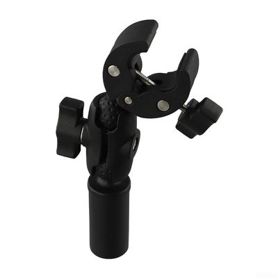 Adjustable Clamp Mount for Mini, Dual Adjustment Satellite Mount for RV Ladders and Guardrails, Compact Portable for Durable Alloy Outdoor