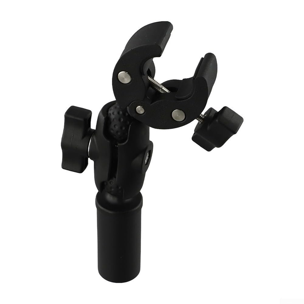 Adjustable Clamp Mount for Mini, Dual Adjustment Satellite Mount for RV Ladders and Guardrails, Compact Portable for Durable Alloy Outdoor