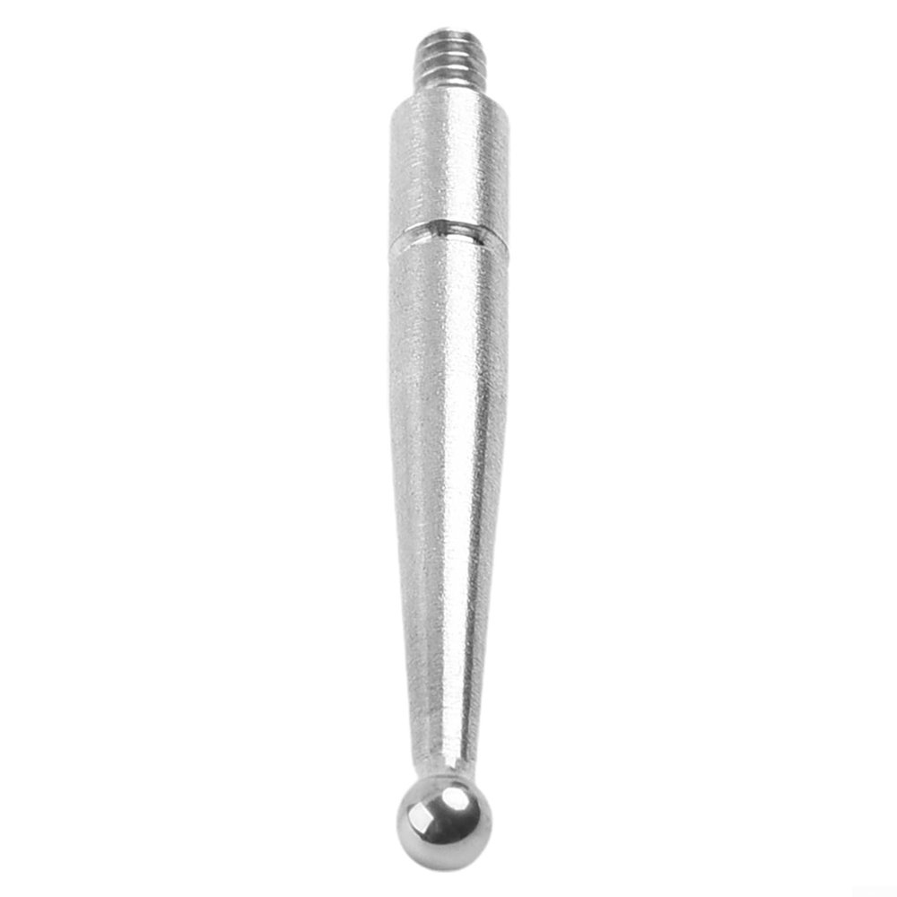 Carbide Ball Point for Dial Indicator, 2mm Diameter Carbide Tip, M1.6 Thread Shank, 20.9mm Long, Wear Resistant Probe for Measuring Tool