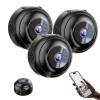Hidden Camera HD Night Vision No Wifi or Electricity Required, Security Mini Camera Wifi Camera, Tiny and Installs in 1 Second, Remote Real-Time Viewing, HD 1080p Indoor/Outdoor Night Vision Cam (3pc) view 1