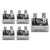 5Pcs KBPC5010 1000V 50A Metal Case Single Phase Diode Bridge Rectifier, Through Hole Mount High Voltage Full Wave Rectifier Module view 2