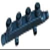 For NMEA 2000 N2k 4 Port T Connector Junction Box 0101107801 For Lowrance for Networks IP67 M12 5Pin Marine Ship Yacht Backbone Drop Cables Tee Splitter Distributor(Black) view 2