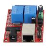 2 Way for Relay Module for LAN Ethernet with Industrial Grade Microcontroller, Dual for Relay with Diode Circuit, Network Configurable IP, view 1
