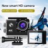 zcypeaf Action Camera for Suzuki VStrom DL650 DL 650/XT V Strom DL1000 1000/XT, with 4K Recording Support, EIS Sports Helmet Motorcycle Camera, Loop Recording, Time-Lapse, Playback,A Black view 2