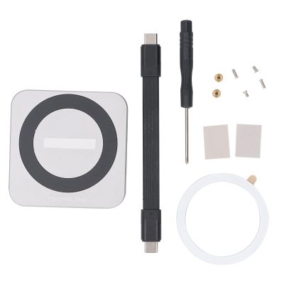 EIMSOAH M.2 NVMe SSD Enclosure, USB 3.2 Type C 10Gbps Adapter, 100W PD Charging and 4K 60Hz for 16 15 Pro Pro Air Laptop