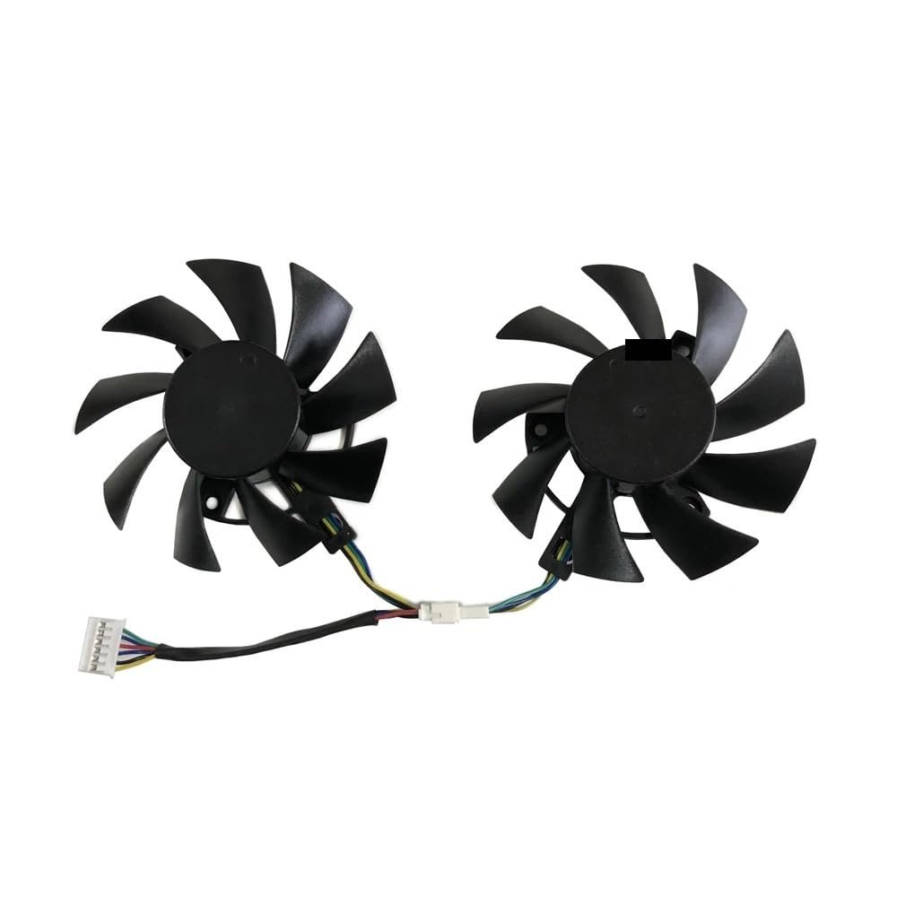 2Pcs/Set,T128015SU Graphics Card Cooling Fan for ASUS RTX 2060 GTX 1660 1660Ti TUF for Gaming OC T128015BU FD8015U12D Laptop Parts(FD8015U12D)