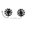 2Pcs/Set,Video Cards Fan Cooler for Galax GTX 1070 EX for 1080 EXOC-SNPR Black for 1070Ti EX-SNPR White Laptop Parts view 1