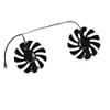 2Pcs/Set,Video Cards Fan Cooler for Galax GTX 1070 EX for 1080 EXOC-SNPR Black for 1070Ti EX-SNPR White Laptop Parts view 2