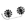 2Pcs/Set,Video Cards Fan Cooler for Galax GTX 1070 EX for 1080 EXOC-SNPR Black for 1070Ti EX-SNPR White Laptop Parts view 3