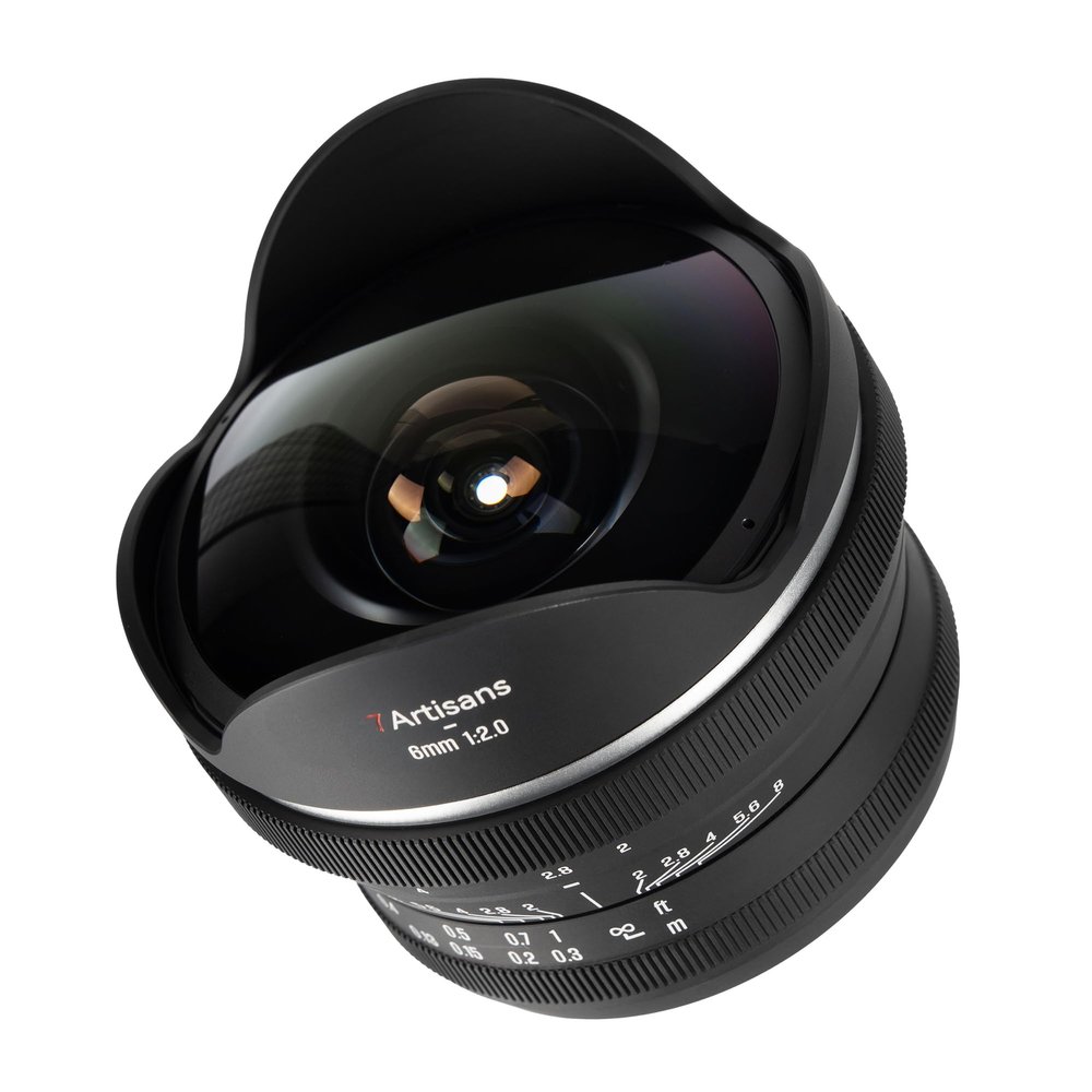 7artisans 6mm F2.0 APS-C Format Fisheye Lens, 220 Ultra Wide View Angle, Manual Focus for Panasonic Micro 4/3 Mount GH4, GH5, GH6, GH7, GX8, GX85, GX97, GX9, GF7, GF8, GF9 Cameras