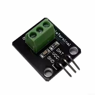 Digital Sensor Module Thermometer Adapter for Microcontroller, 3V to 5.5V PCB Detection Module for Soil Gardening and Water Tank