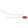 Manual Siphon for Liquid Transfer, Oil Water Fuel and Kerosene Transfer Hose Compatible with Car Boat Heater Use, Red White Plastic Sucker view 1