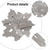 7-Piece Fillet Weld Gauge Set for Weld Inspection Tool, Stainless Steel Metric Fillet Size Gauge 3.2mm to 25.4mm, Weld Seam Measurement Tool view 4