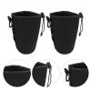 OATIPHO 2Pcs Xl Neoprene Camera Lens Pouch Drawstring Bag Shockproof Thermal Insulation Protector for Photographers Travel and Outdoor Use view 4