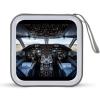 FekiLoot Airplane Cockpit CD Case 40 Sheets Capacity DVD Storage Bag Cute Portable Zipper DVD Case Holder Large Capacity CD Wallet for Car Home Office Games Disc Audio Music view 1