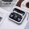 FekiLoot Airplane Cockpit CD Case 40 Sheets Capacity DVD Storage Bag Cute Portable Zipper DVD Case Holder Large Capacity CD Wallet for Car Home Office Games Disc Audio Music view 4