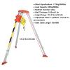 Confined Space Tripod, Industrial Tripod Kits, with Self-locking Winch, 98' Cable, 53-84" Working Height, Seat Belt, for Traditional Confined Spaces(1179kg/2600lbs) view 2