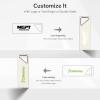 Custom Metal USB Flash Drives, Personalized Logo USB Sticks, Bulk Customized Thumb Drives for Business Promotional Gifts, Corporate Events, Wedding Favors, Custom Packaging Available (50,128 GB) view 2