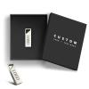 Custom Metal USB Flash Drives, Personalized Logo USB Sticks, Bulk Customized Thumb Drives for Business Promotional Gifts, Corporate Events, Wedding Favors, Custom Packaging Available (50,128 GB) view 3