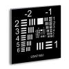 Optical Microscope Camera Test Chart 3 x 3in, Standard Reflection/Non-Reflective Card, Positive/Negative Film, for Accurate Vision Inspection view 1