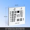 Optical Microscope Camera Test Chart 3 x 3in, Standard Reflection/Non-Reflective Card, Positive/Negative Film, for Accurate Vision Inspection view 4