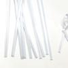 100pcs White Plastic wire free metal free twist ties no wire inside for bundling and securing plastic bags, toy packaging or cables (White Flat, 7 in) view 4