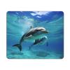 Marine Dolphin Mouse Pad with Stitched Edge,Comfortable Mouse Mat with Non-Slip Rubber Base,Washable Mousepads Waterproof Gaming Mousepad Cute Desk Mat for Desktop,10 x 12 in view 1