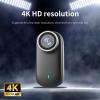 4k HD Mini Thumb Action Camera, Ultra Wide Angle Waterproof Wearable, Small Pro Capture Camera, with Night Vision, Audio & Video Recording, Used for Recording Skiing, Cycling and Hiking (Pink 128G) view 2