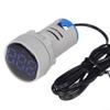 AC 380V 22mm LED Current Meter with Digital Ampere Display, 5 Color Panel Mount Electrical for Industrial AC Ammeter Applications, Mini LED(Blue) view 1