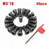 50X M2 M2.5 .5 M5 for Torx Screws for Carbide Insert Fastening, for CNC Lathe Tool Holder Replacement Screws with for Torx Socket Head, Hardened Steel HighM3x10 view 4