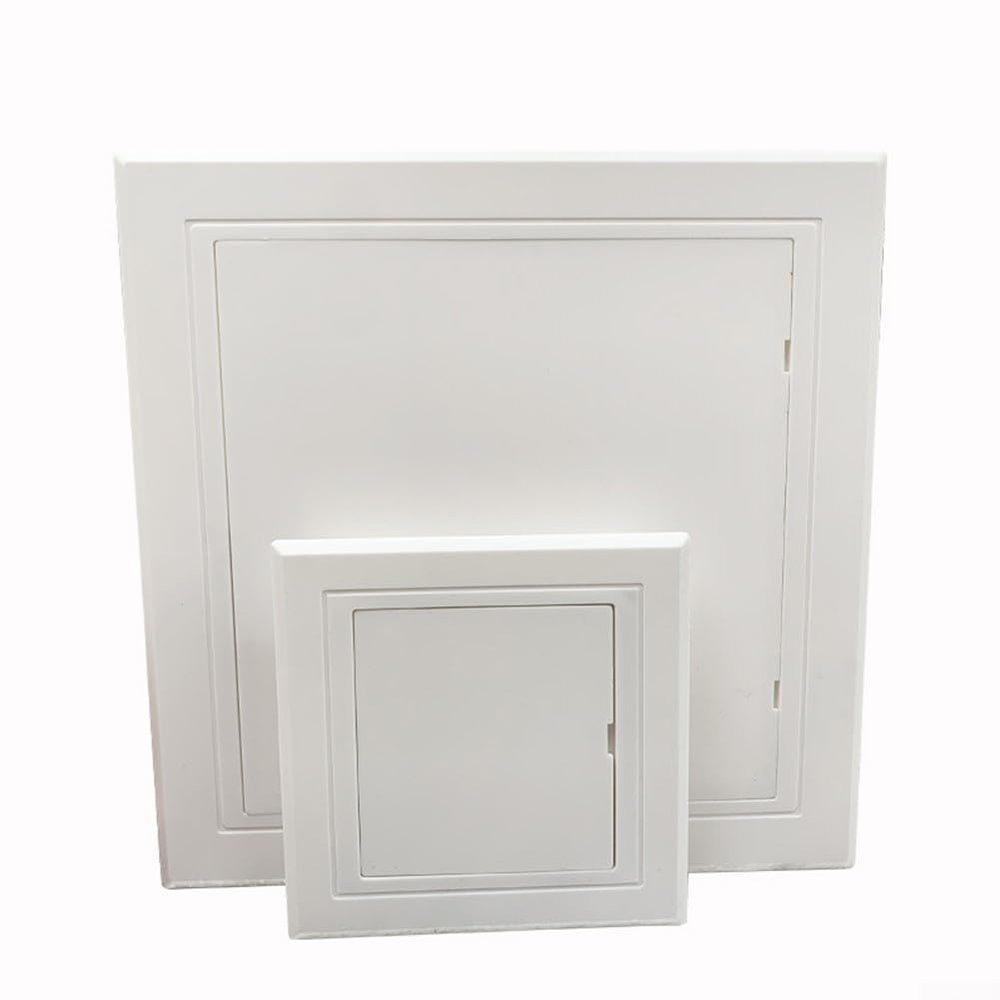 Access Panel for Walls, Hinged Plumbing Access Panel with ABS Hatch Cover for Electrical System Access, White Wall Repair Door for Pipe Inspection100 * 100mm