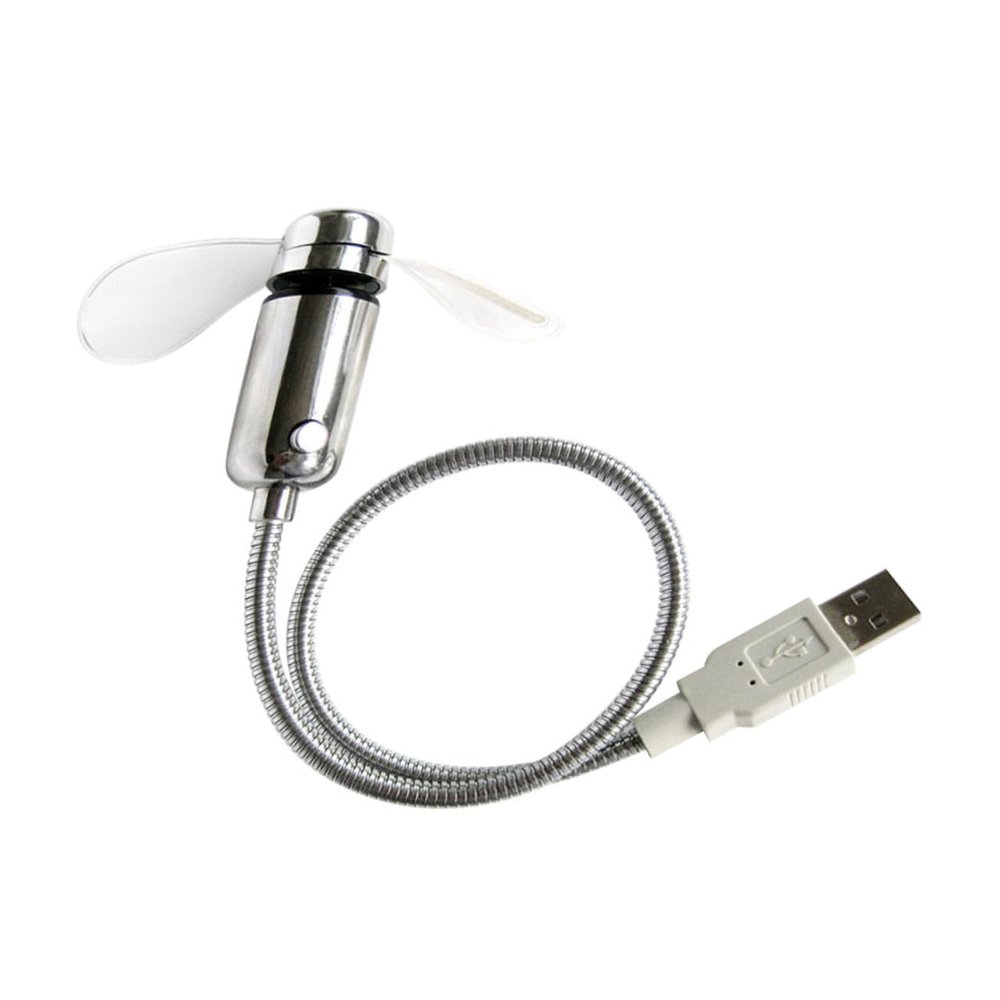 CONGARTENO Creative USB Clock Fan with LED Display Portable USB Rechargeable Mini Fan for Home Office Quiet Cooling Personal