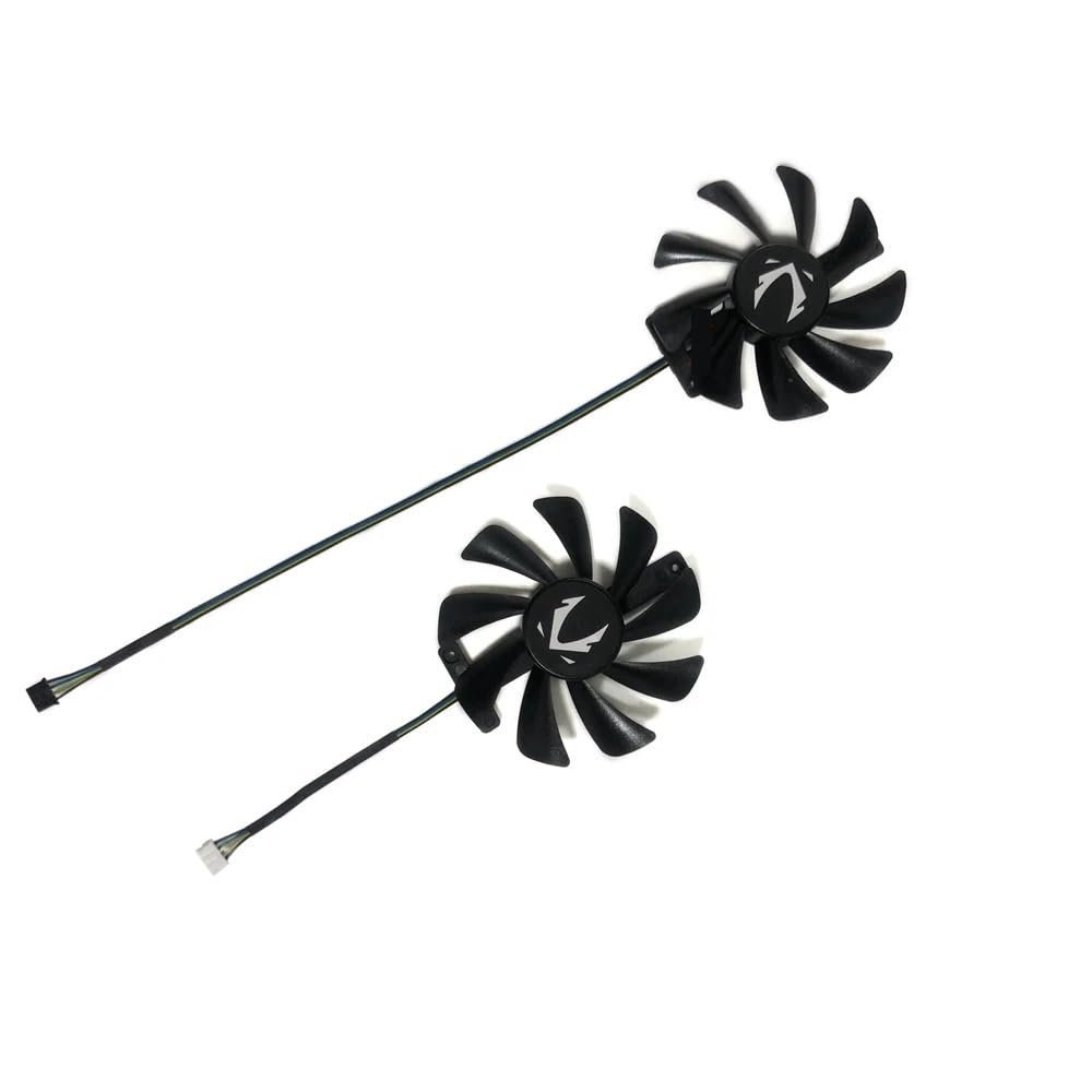 2Pcs/Set 85mm CF9015H12S,Graphics GPU VGA Cooler for ZOTAC for GeForce RTX 2080 Ti 11GB Twin Fan for for 8GB Laptop Parts