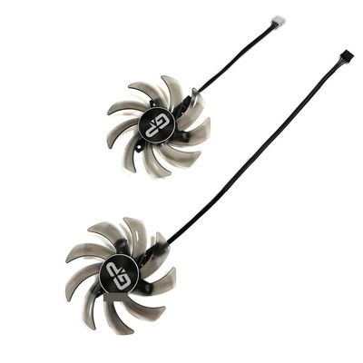 2Pcs/Set FDC10H12S9-C GPU Cooler Graphics Card Fan for PNY for GeForce RTX 2070 Super 8GB XLR8 for Gaming Overclocked Edition Laptop Parts(Type B FDC10H12S9C)