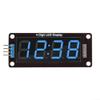 0.56 Inch 4-Digit LED Display for TM1637, RGB Color Adjustable Common Anode Digital Clock Tube for Arduino Microcontroller, 4 Bit Display(Blue) view 1