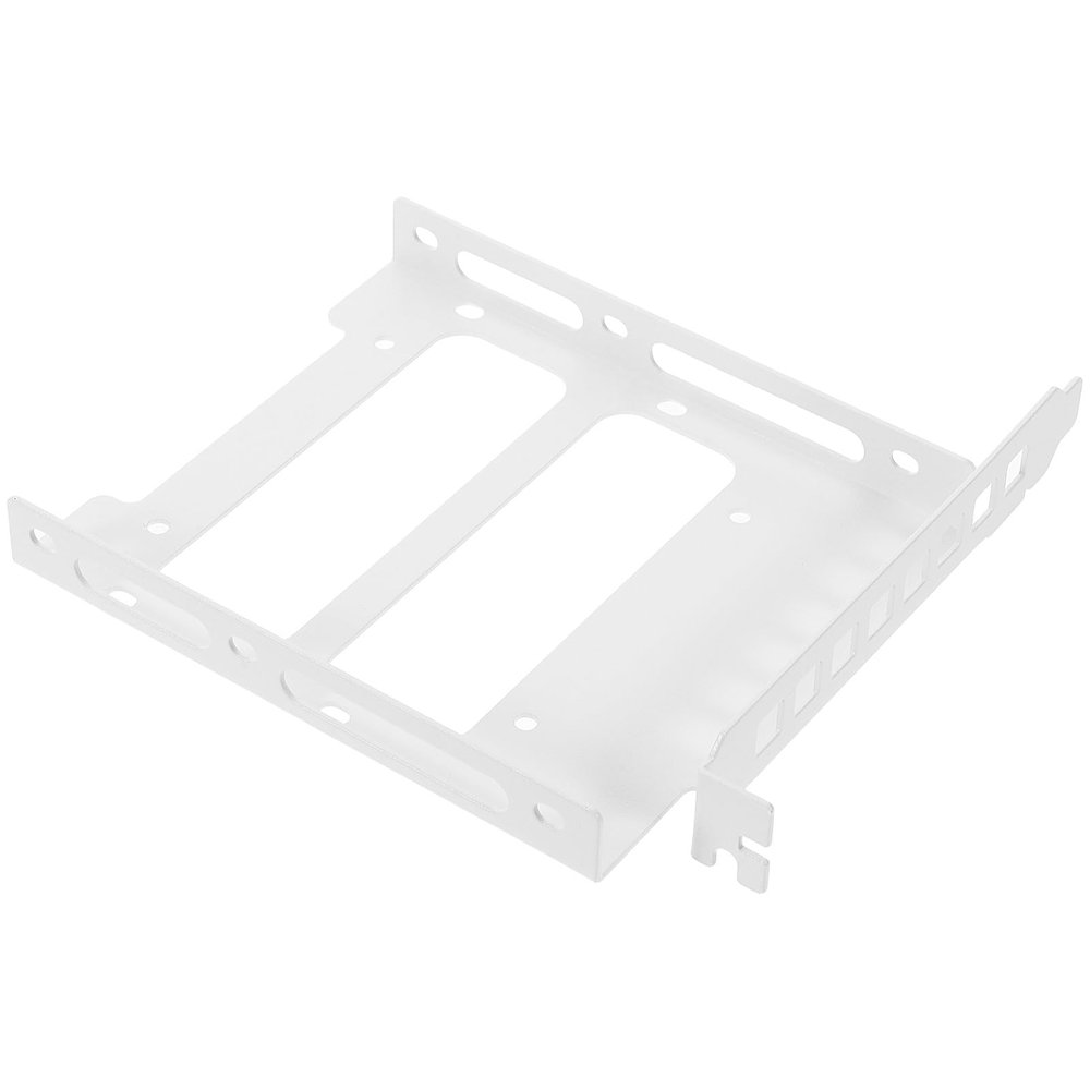 ARTIBETTER PCI Slot Metal Hard Drive Mounting Bracket 3.5-Inch Drive SSD Rear Panel Tray for Computer PC Case Expansion for Desktop Storage Upgrade